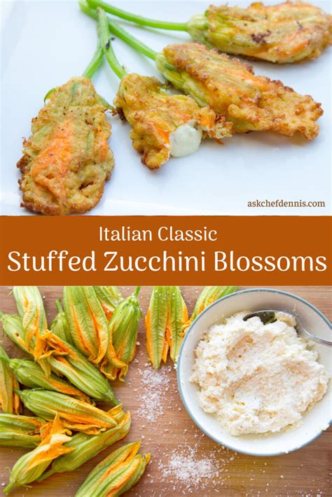 Stuffed Zucchini Blossoms Zucchini Blossoms Thanksgiving Side Dishes Flavorful Recipes