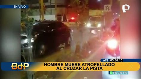 Ate Hombre Muere Atropellado Cuando Intentaba Cruzar Pista V Deo