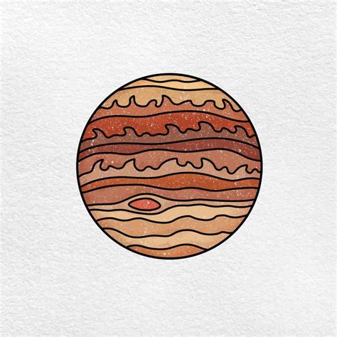 How To Draw Jupiter Helloartsy