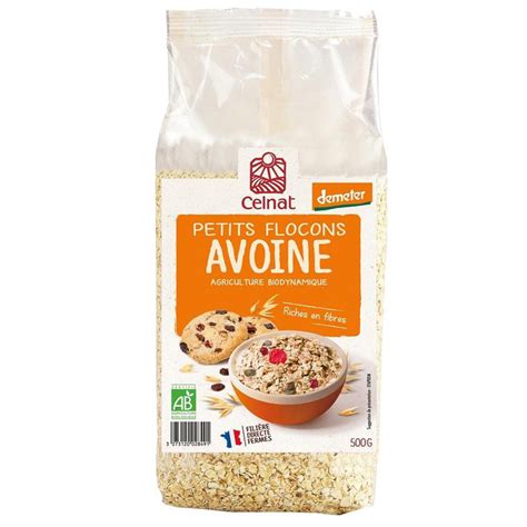 Petits Flocons D Avoine Bio Demeter Celnat 500 G