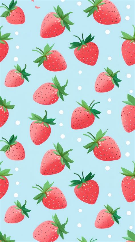 Cute Strawberry Wallpaper Images Free Photos Png Stickers