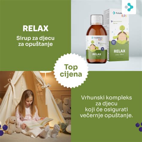 Relax Sirup za djecu za opuštanje 150 ml FutuNatura hr