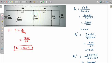 SOLVED A Voltage Source Has The Values Vs 300 And Rs 50 Ohms Convert