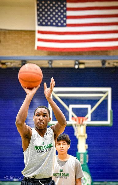 Notre Dame College Prep Freshman Basketball Jim Soreng