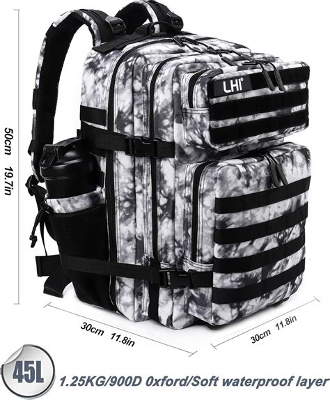 Lhi Mochila T Ctica Militar Para Hombres Y Mujeres L D As