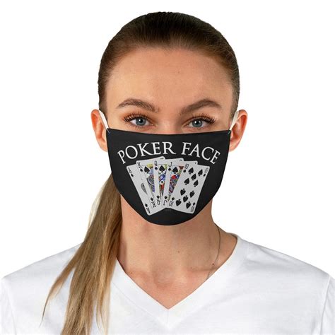 Poker Face Mask Poker Mask Poker Player Fabric Face Mask Poker Gift Casino Mask Gambling Mask ...