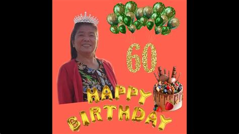 Happy 60th Birthday To A Wonderful Mom Youtube