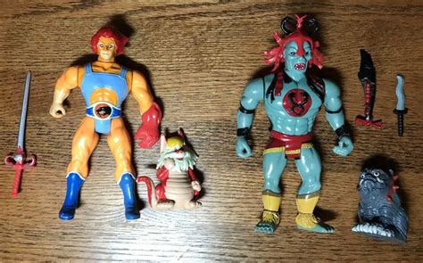 Thundercats Lion O Snarf Mumm Ra Ma Mutt 1985 Vintagewith Weapons