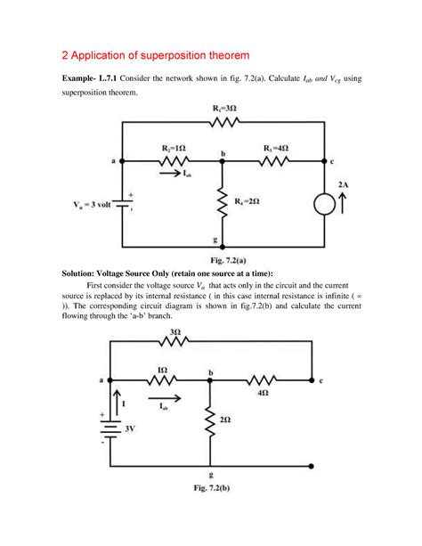 Ac 2 Lecture Notes 2 2 Application Of Superposition Theorem Example