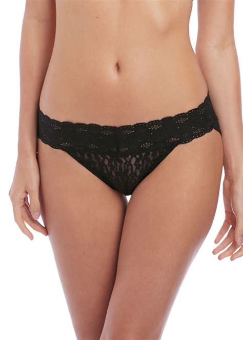 Wacoal Halo Lace Bikini Brief Black Available At The Fitting Room