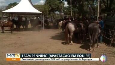 MG Inter TV 1ª Edição Vales MG Expoagro provas de team penning são