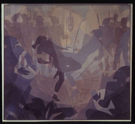 A Study Of Artist Aaron Douglas Painting The Human Figure In The