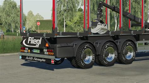 Fliegl Timber Runner Z Crane Pack V1 0 1 FS19 Mod FS25 Mods FS22 Mods