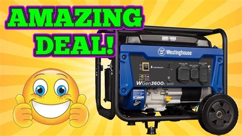 A Generator Deal You Dont Want To Miss YouTube