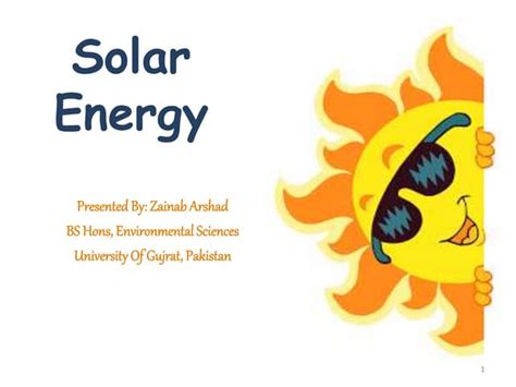 Solar Energy Ppt