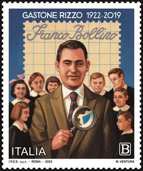 FRANCOBOLLO ITALIA 2022 MNH GASTONE RIZZO Il Maestro Dei Francobolli