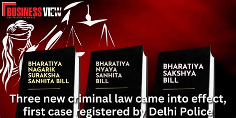 Three New Criminal Law Came Into Effect First Case Registered By Delhi