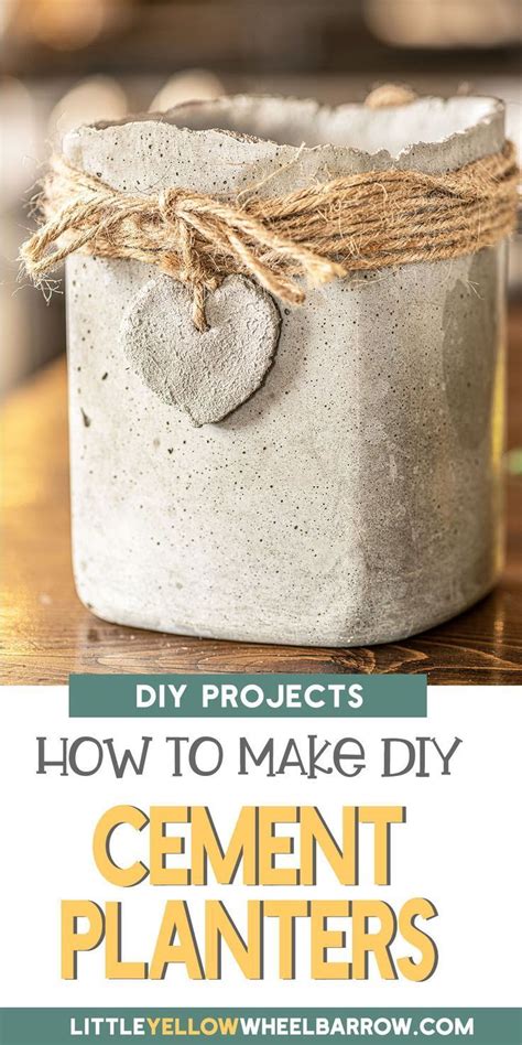 How To Make Concrete Pots For All Your Indoor Herbs Diy Cement Planters Diy Concrete Planters