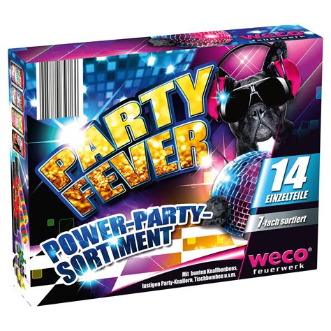 Weco Jugendfeuerwerk Partyfever Er Set Aldi S D