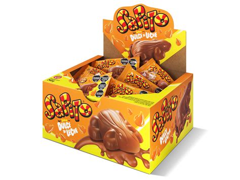 Sapito Chocolate Relleno Sabor Dulce De Leche Y Cereal Crocante G