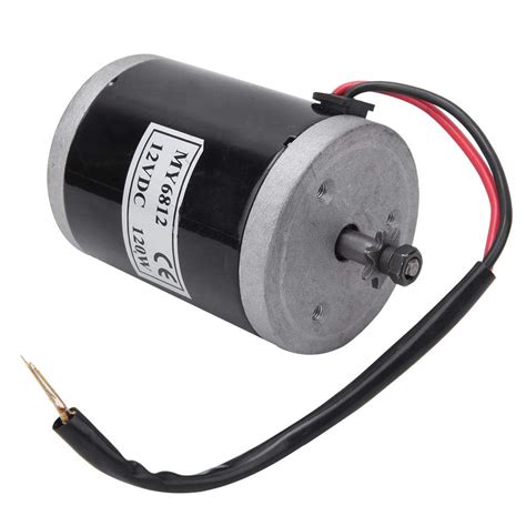 Alomejor Brushed Motor 12V 120W High Speed Brush Motor Mini DC Motor