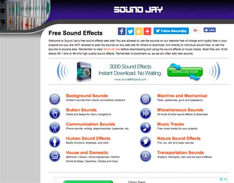 Mejores Webs Para Descargar Efectos De Sonido Gratis Enero