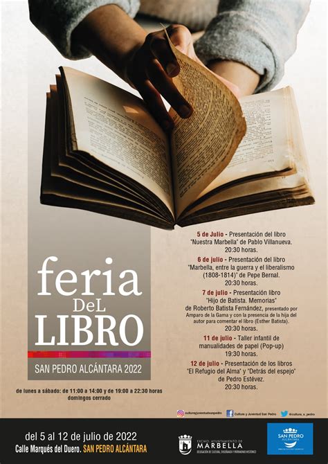 Feria Del Libro San Pedro Alcántara 2022 Marbella