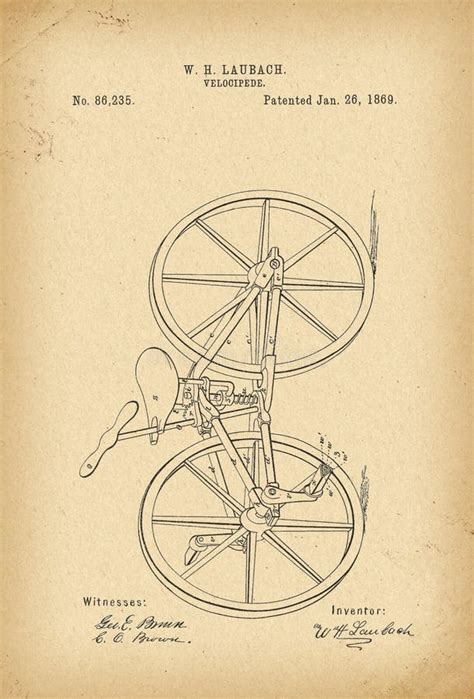 Invenzione Ferroviaria Di Storia Della Bicicletta Del Velocipede Di