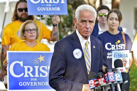 Rep Charlie Crist Defeats His Opponent To Take On Florida Gov Ron