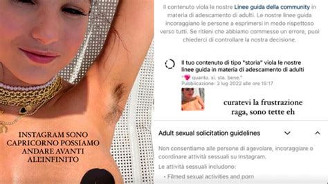 E Adescamento Di Adulti Instagram Contro Giorgia Soleri Per La Foto