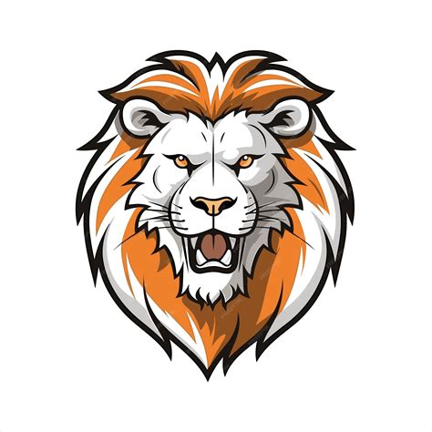 Premium Vector Vector Lion Mascot Logo Template With Whit Background