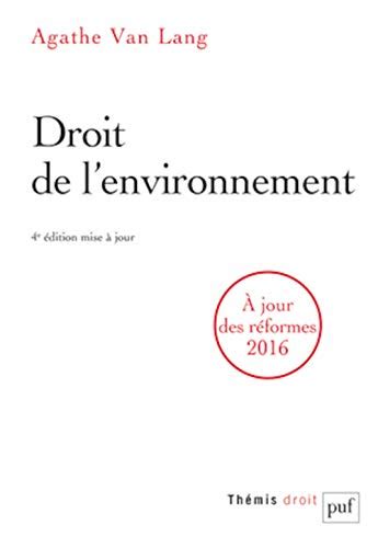 Droit De L Environnement By Agathe Van Lang Goodreads