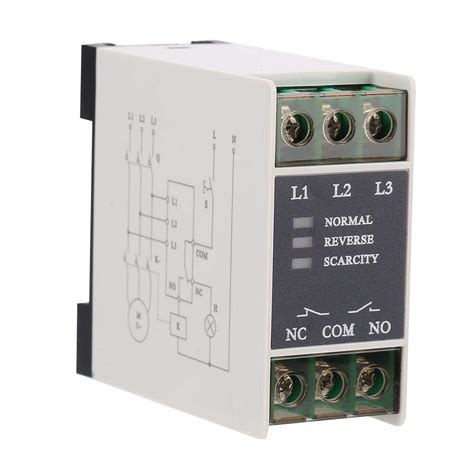 Buy Akozon TG30 3 Phase Phase Sequence Relay Phase Failure Loss