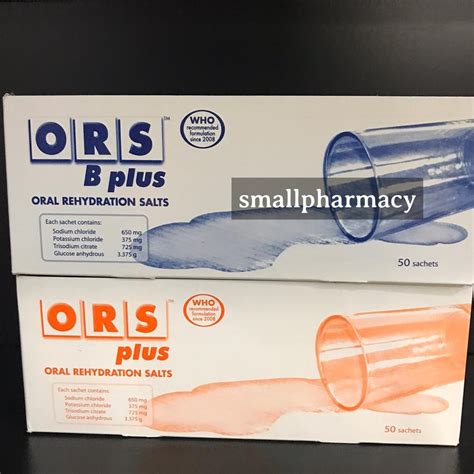 ORS B Plus Oral Rehydration Salt 50 S Original Orange Shopee Malaysia