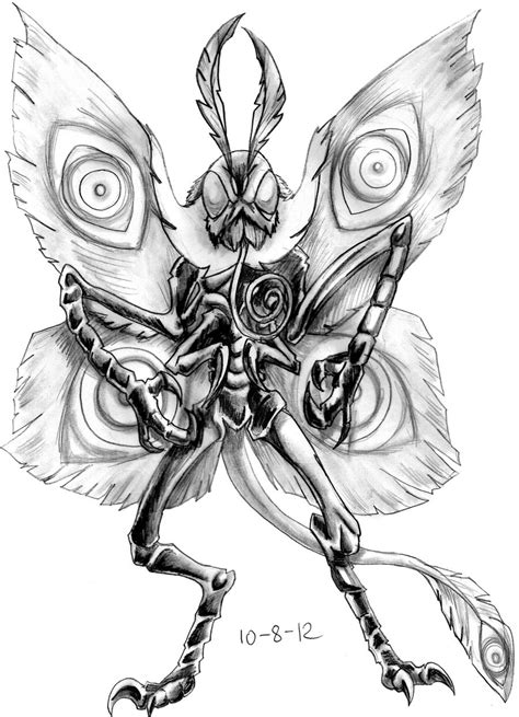 Oct 8 Mothman By Emeraldfury On Deviantart