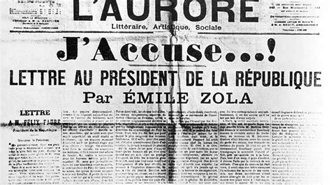 Laffaire Dreyfus comment la lettre Jaccuse dÉmile Zola est