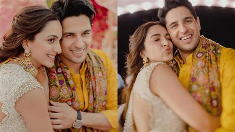 Sidharth Malhotra Kiara Advani Drop Unseen Pictures From Their Haldi