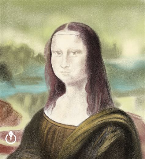 Mona Lisa - Adobe Photoshop Sketch on Behance