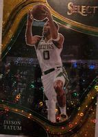 Jayson Tatum 2021 Select 206 Courtside Gold Disco 10 Price Guide