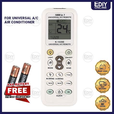 Universal Multi Air Cond Aircond Conditioner Remote Control K 1028E