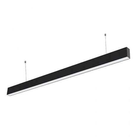 Réglette LED 120cm 40W Suspendue Interconnectable NOIR SILUMEN Noir