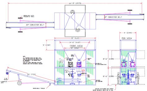 Portable And Complete Bagging Systems Or Bagging Lines Elevation