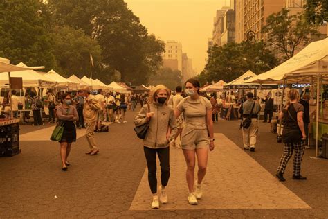 Fotos de Nueva York cubierta de humo por los incendios de Canadá