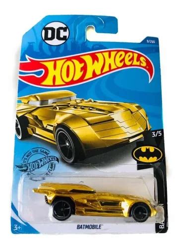 Hot Wheels Batman Batmobile Dorado Gold Batimovil MercadoLibre