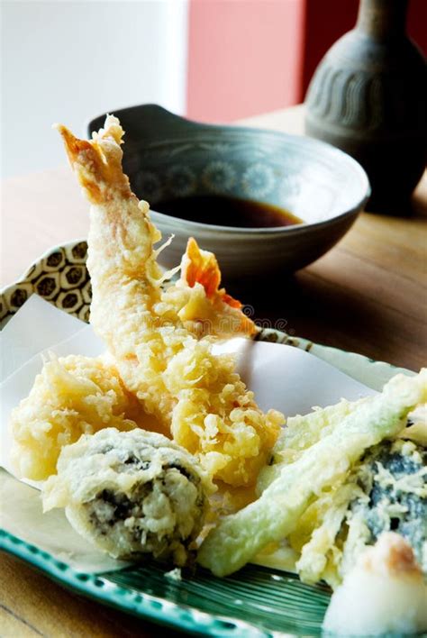 Tempura japanese food stock image. Image of white, table - 55733015