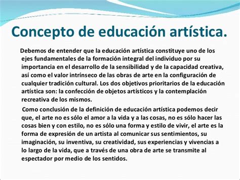 Educación Artistica