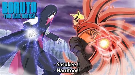 Naruto Baryon Mode VS Sasuke Otsutsuki Full Battle YouTube