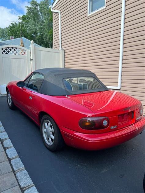 1990 Mazda MX 5 Miata Convertible Red RWD Manual For Sale