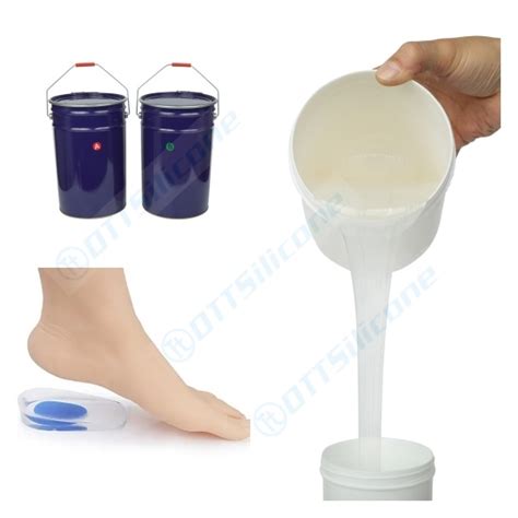 RTV 2 Silicone Rubber For Shoe Insole Making Liquid Silicone Rubber