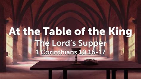 At the Table of the King - Logos Sermons